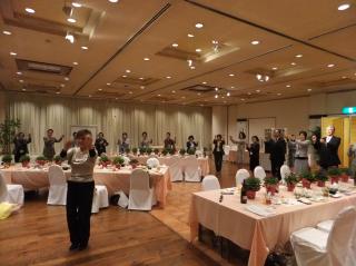 懇親会にて